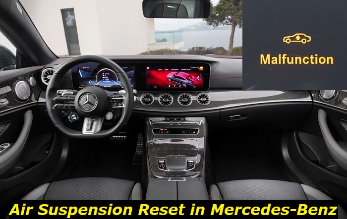 air suspension reset mercedes